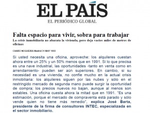 El Pais 1993 mercado inmobiliario